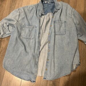 Jean Boyfriend Style Shirt/Jacket - 4x